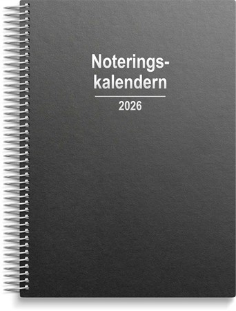 Kalender 2026 Noteringskalendern refill
