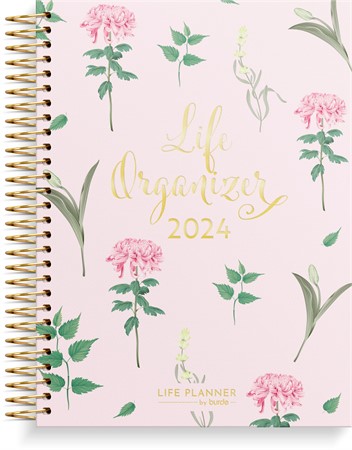 Kalender 2024 Life Organizer Blommor