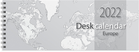 Alm. Desk calendar 2022 Europe