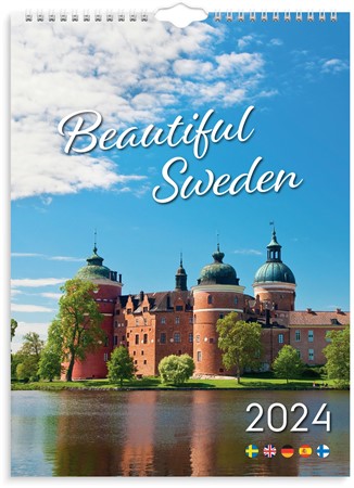 Väggkalender 2024 Beautiful Sweden OBS! SLUT I LAGER