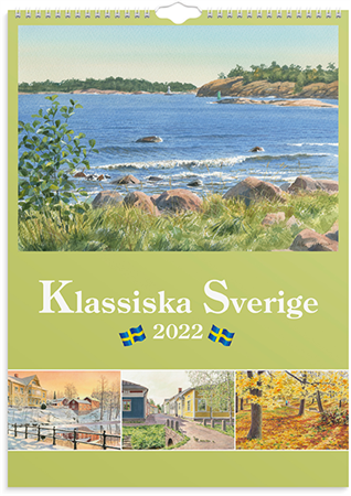 Väggkalender 2022 Klassiska Sverige