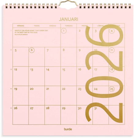 Väggkalender 2026 Color