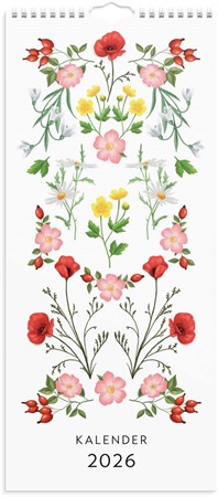 Väggkalender 2026 Lilla Blomsterkalendern