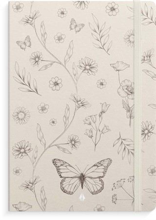 Anteckningsbok Notebook Deluxe A5 Butterfly