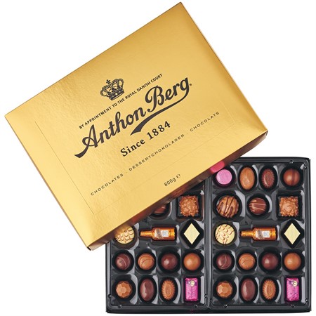 Choklad Anthon Berg Guldask 800g