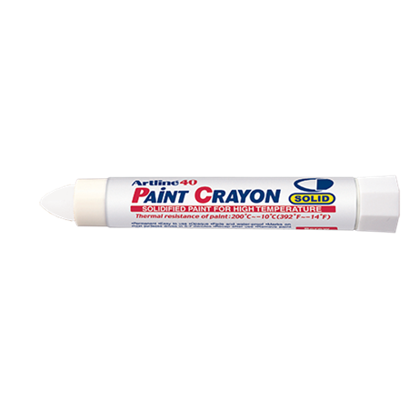 Märkpenna Artline Paint Crayon vit