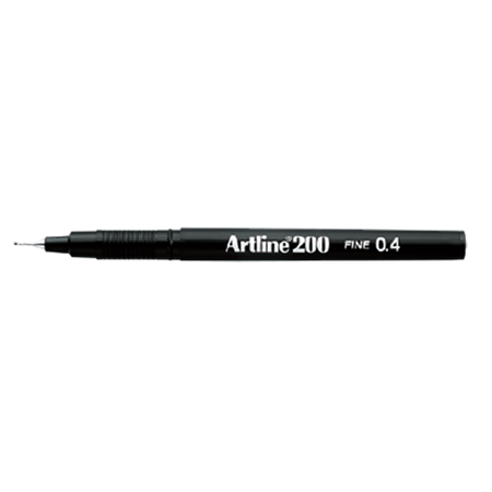 Fiberpenna Fineliner Artline 200 svart