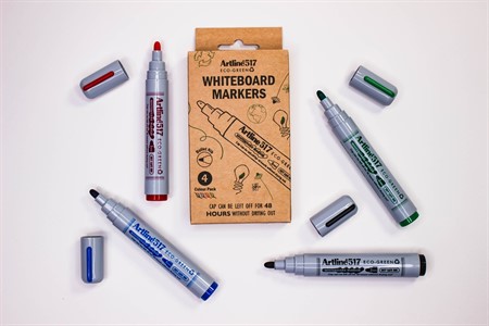 Whiteboardpenna Artline 517 4 färger