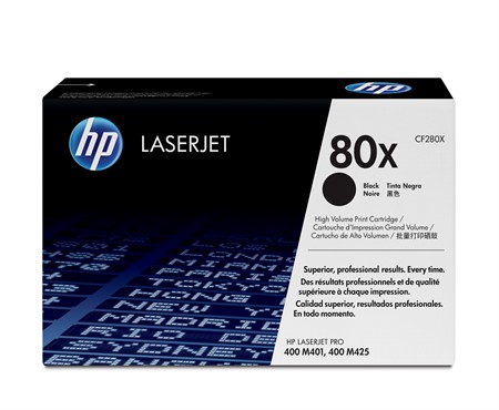 Toner HP 80X svart