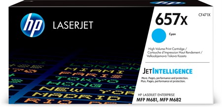Toner HP 657X cyan