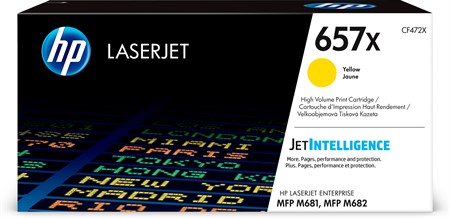 Toner HP 657X gul