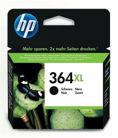 Bläckpatron HP Nr 364XL svart