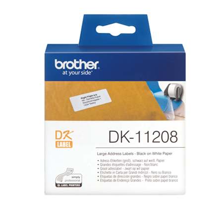 DK-etikett Brother Adressetiketter 38x90 mm