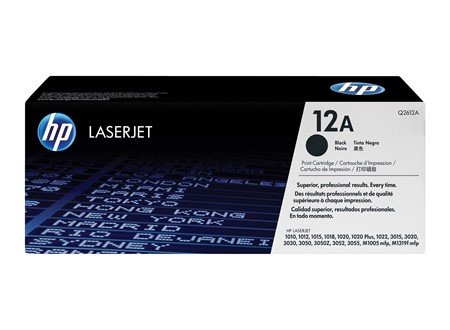 Toner HP 12A svart