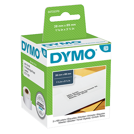 Adressetikett Dymo LabelWriter 89x28 mm 2/fp