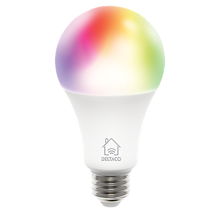 LED-lampa Deltaco Smart Home E27 RGB